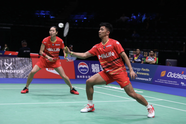 Dejan/Gloria di Babak 32 Besar Arctic Open 2023 (Foto: PBSI)