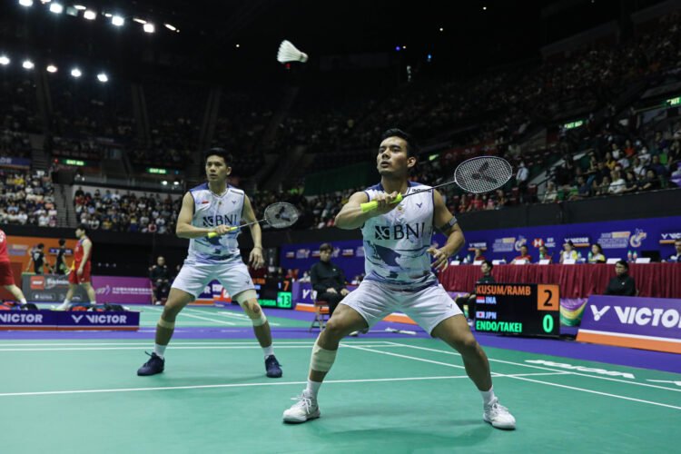Pram/Yere di Babak 32 Besar Arctic Open 2023 (Foto: PBSI)