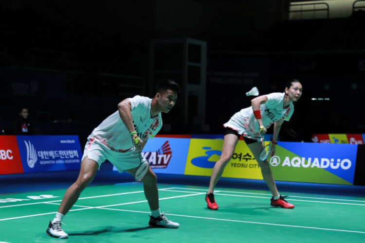 Dejan/Gloria di Babak 32 Besar Denmark Open 2023 (Foto: PBSI)