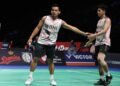 Pramudya/Yeremia di Babak 32 Besar French Open 2023 (Foto: PBSI)