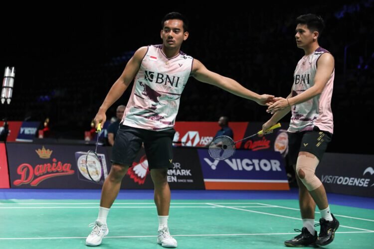 Pramudya/Yeremia di Babak 32 Besar French Open 2023 (Foto: PBSI)
