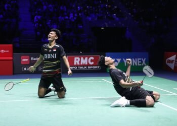 Bagas/Fikri di Babak Semifinal French Open 2023 (Foto: PBSI)