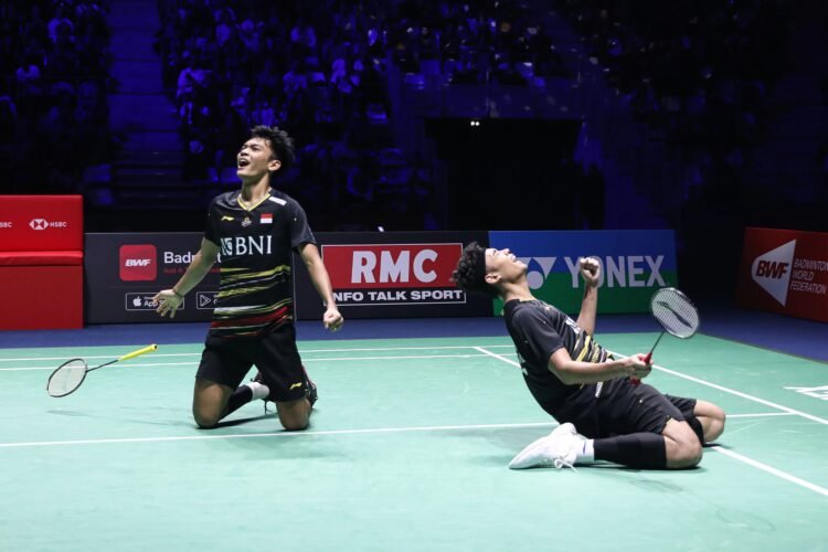 Bagas/Fikri di Babak Semifinal French Open 2023 (Foto: PBSI)