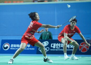 Adnan Maulana/Nita Violina Marwah di Babak 16 Besar Korea Masters 2023 (Foto: PBSI)
