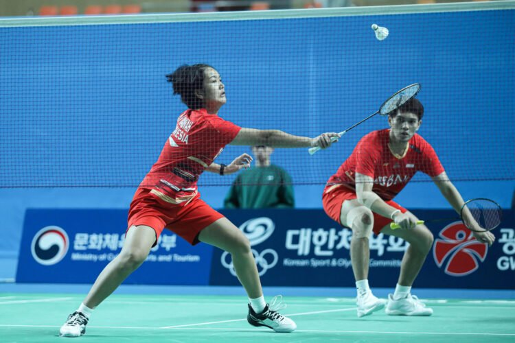 Adnan Maulana/Nita Violina Marwah di Babak 16 Besar Korea Masters 2023 (Foto: PBSI)