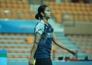 Ester Nurumi Tri Wardoyo di Babak Semifinal Korea Masters 2023 (Foto: PBSI)
