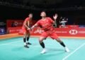 Muhammad Shohibul Fikri/Bagas Maulana di Babak 32 Besar Kumamoto Masters 2023 (Foto: PBSI)
