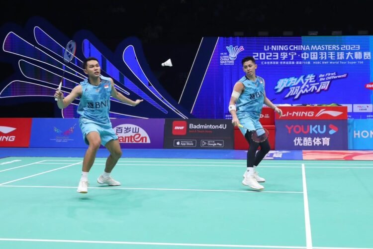 Fajar Alfian/Muhammad Rian Ardianto di Babak 16 Besar China Masters 2023 (Foto: PBSI)