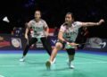 Febriana Dwipuji Kusuma/Amallia Cahaya Pratiwi di Babak 16 Besar Hylo Open 2023 (Foto: PBSI)