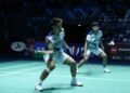 Apriyani Rahayu/Siti Fadia Silva Ramadhanti di Babak Semifinal Hylo Open 2023 (Foto: PBSI)