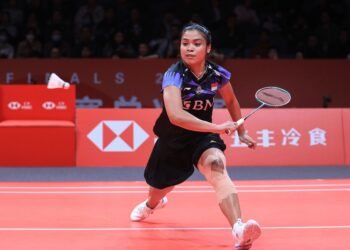 Gregoria Mariska Tunjung di Hari Pertama BWF World Tour Finals 2023 (Foto: PBSI)