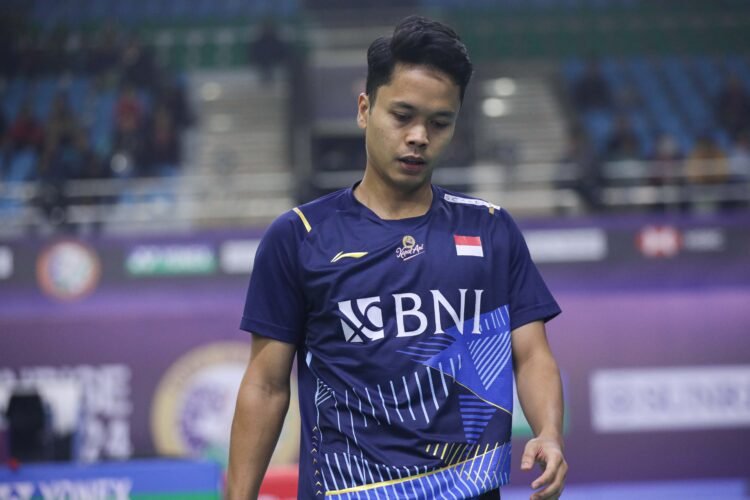 Anthony Sinisuka Ginting di Babak 16 Besar India Open 2024 (Foto: PBSI)