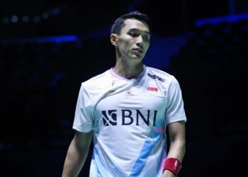 Jonatan Christie di Babak 32 Besar French Open 2024 (Foto: PBSI)