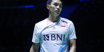 Jonatan Christie di Babak 32 Besar French Open 2024 (Foto: PBSI)