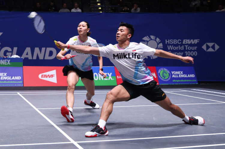 Dejan Ferdinansyah/Gloria Emanuelle Widjaja di Babak 32 Besar All England 2024 (Foto: PBSI)
