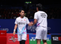 Leo Rolly Carnando/Daniel Marthin di Babak 32 Besar All England 2024 (Foto: PBSI)