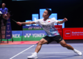 Anthony Sinisuka Ginting di Babak Perempat Final All England 2024 (Foto: PBSI)