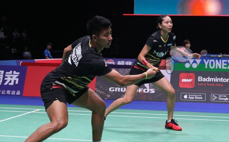 Dejan Ferdinansyah/Gloria Emanuelle Widjaja di Babak 32 Besar Thailand Open 2024 (Foto: PBSI)