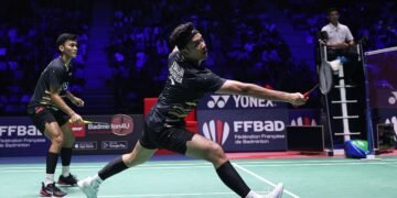 Muhammad Shohibul Fikri/Bagas Maulana di Babak 32 Besar Thailand Open 2024 (Foto: PBSI)