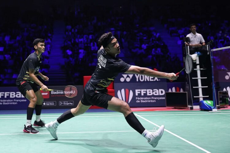 Muhammad Shohibul Fikri/Bagas Maulana di Babak 32 Besar Thailand Open 2024 (Foto: PBSI)