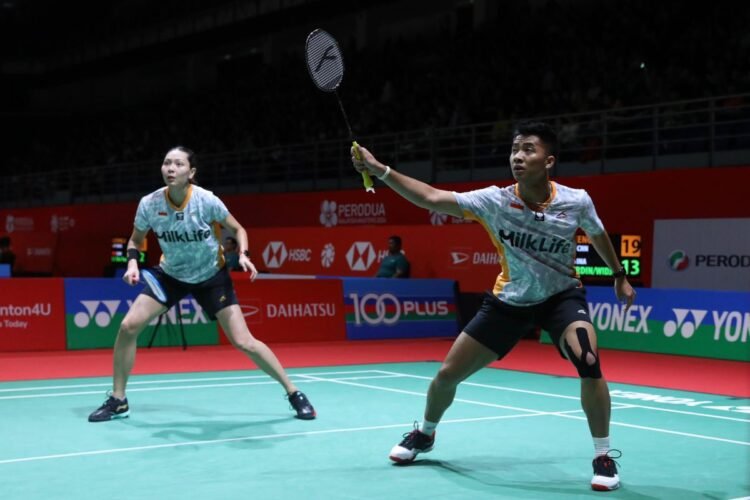 Dejan Ferdinansyah/Gloria Emanuelle Widjaja di Babak Perempat Final Malaysia Masters 2024 (Foto: PBSI)