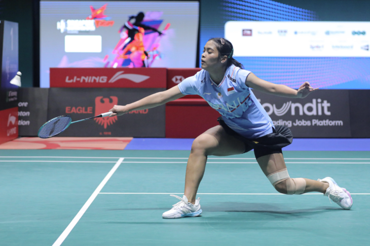 Gregoria Mariska Tunjung di Babak Semifinal Singapore Open 2024 (Foto: PBSI)
